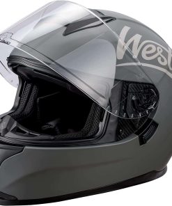 Cascos de Motocicleta Compactos Westt - con Doble Visera,