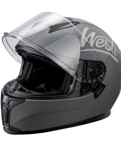 Cascos de Motocicleta Westt Cascos -Gris