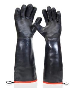 Guantes de Barbacoa - 932 �F (18 pulgadas) Negro