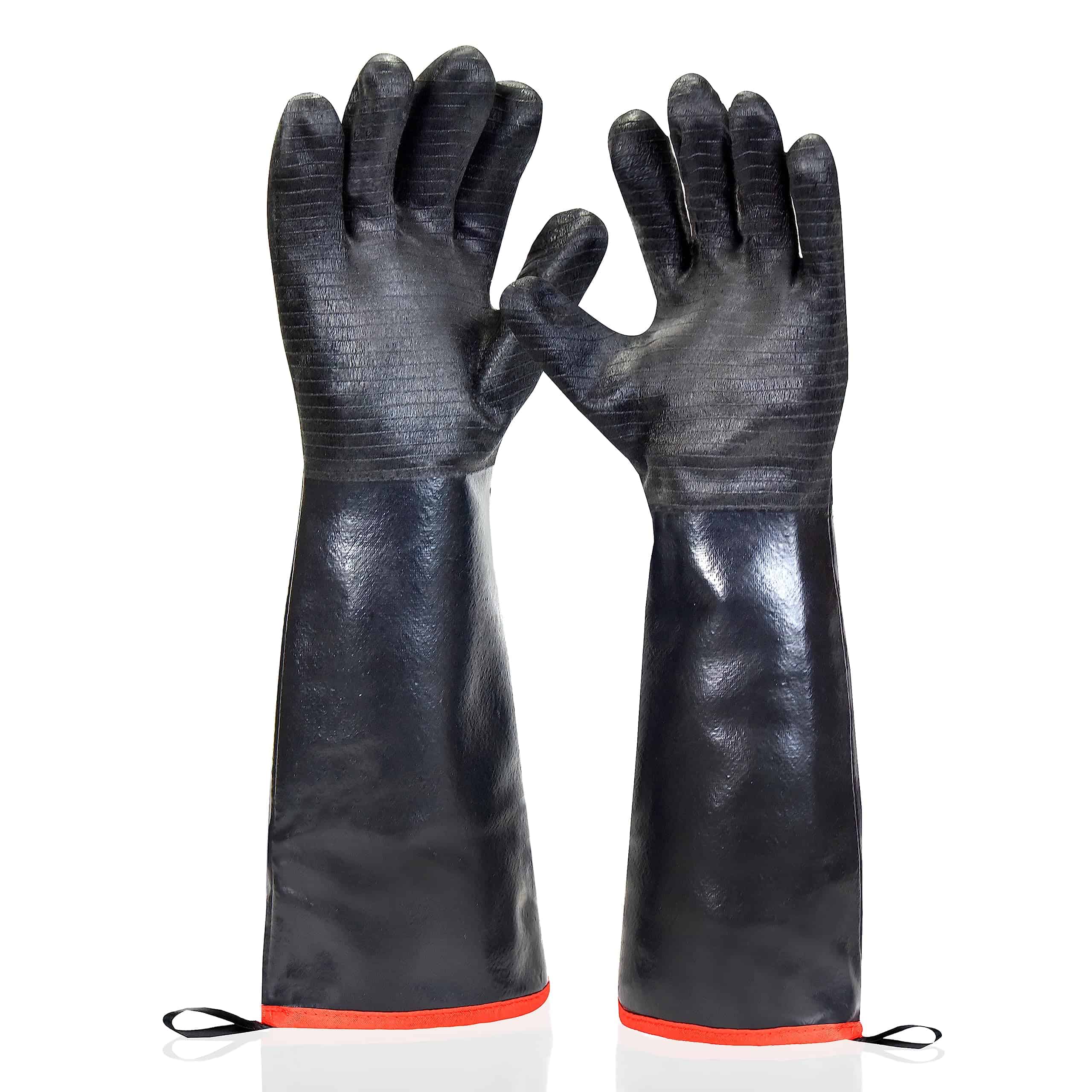 Guantes de Barbacoa - 932 �F (18 pulgadas) Negro