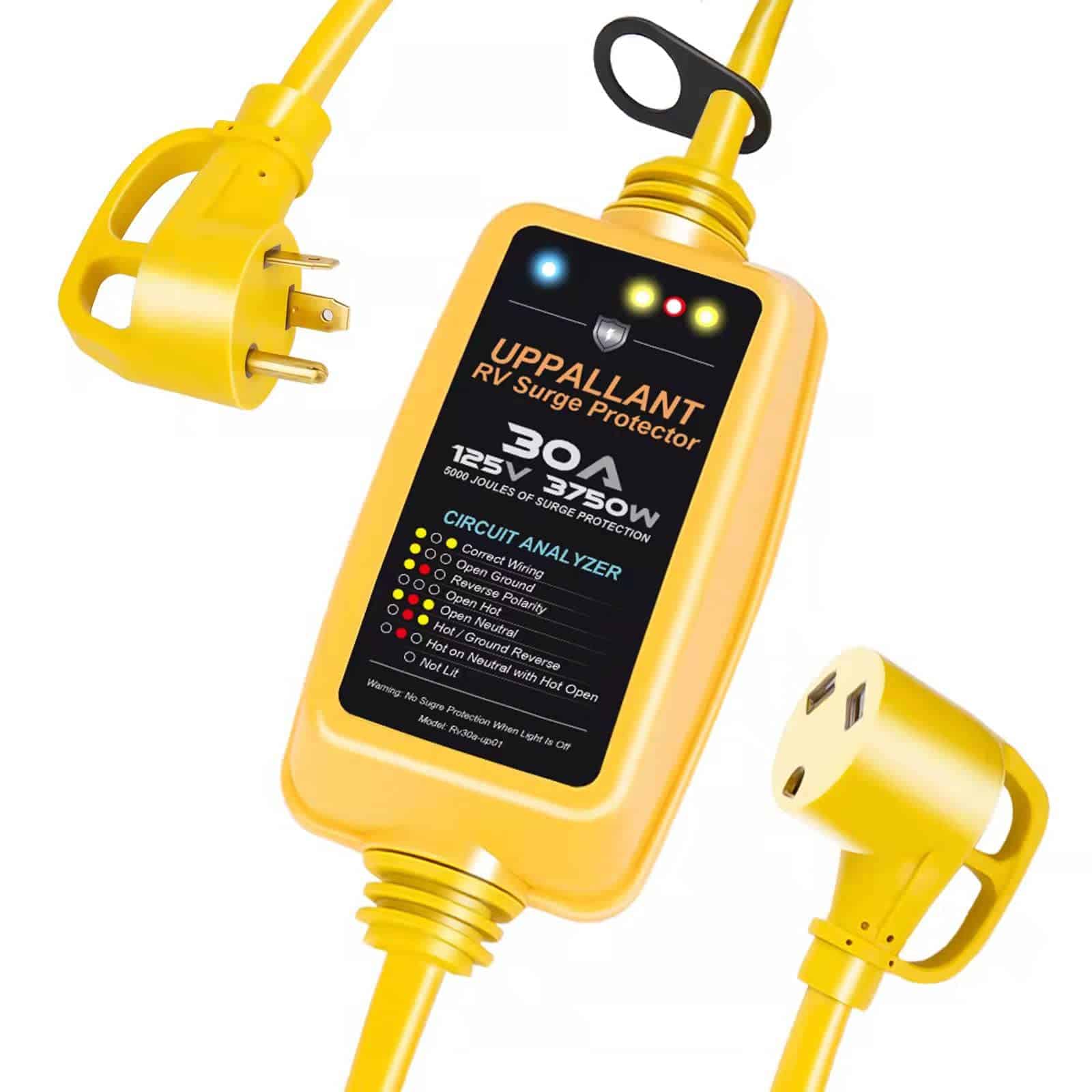 Protector de sobretensión Uppallant RV 30 Amp, Absorbe