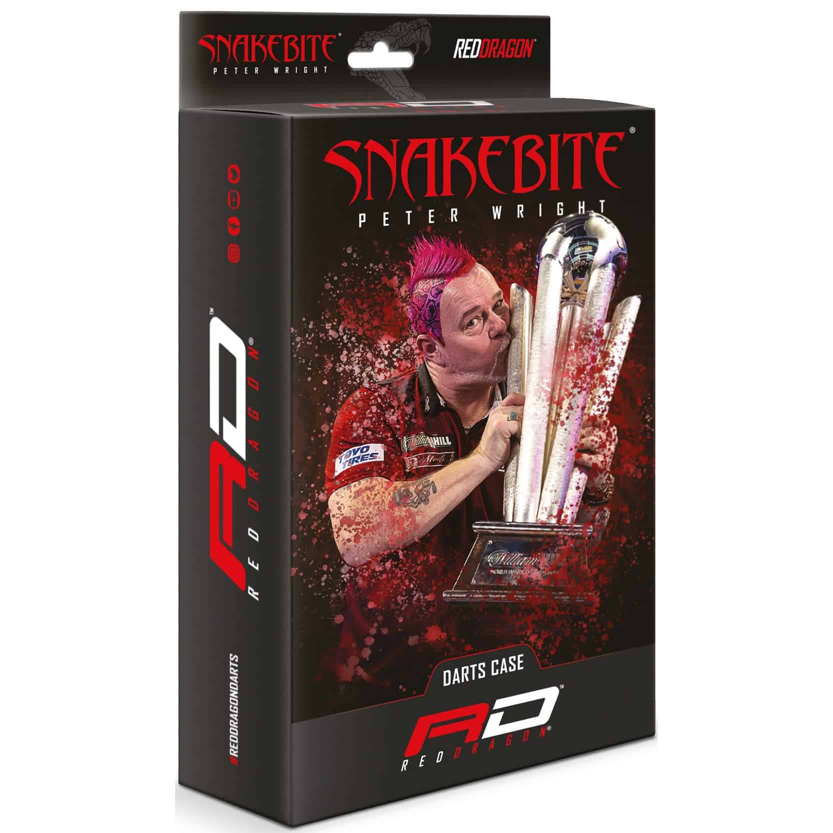 Estuche de dardos Red Dragon Peter Wright Snakebite Super - Imagen 3