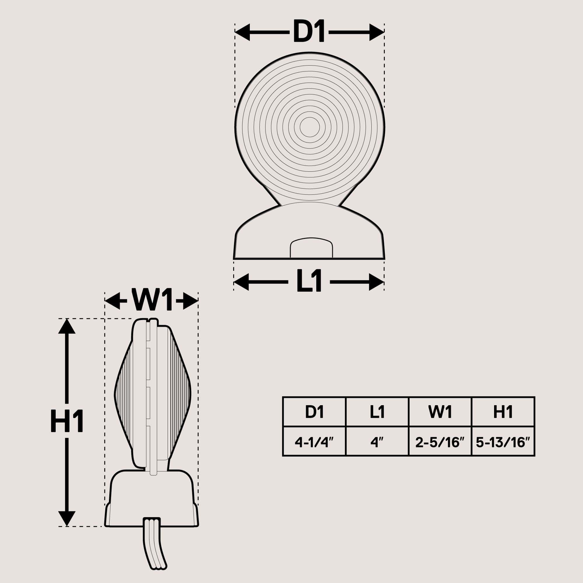 Juego de Luces de Remolque Magnéticas Rojas/Ámbar LED True - Imagen 8