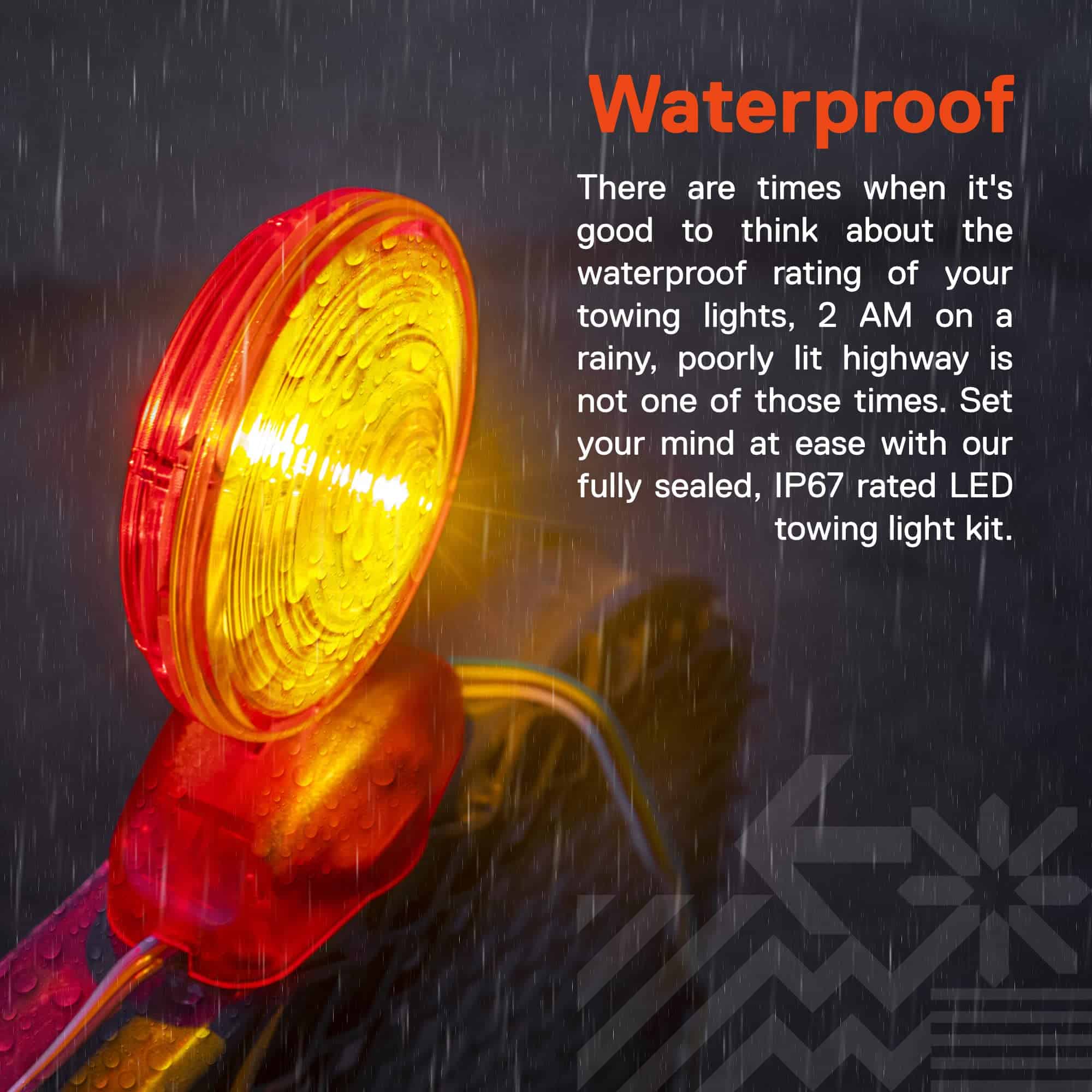 Juego de Luces de Remolque Magnéticas Rojas/Ámbar LED True - Imagen 4