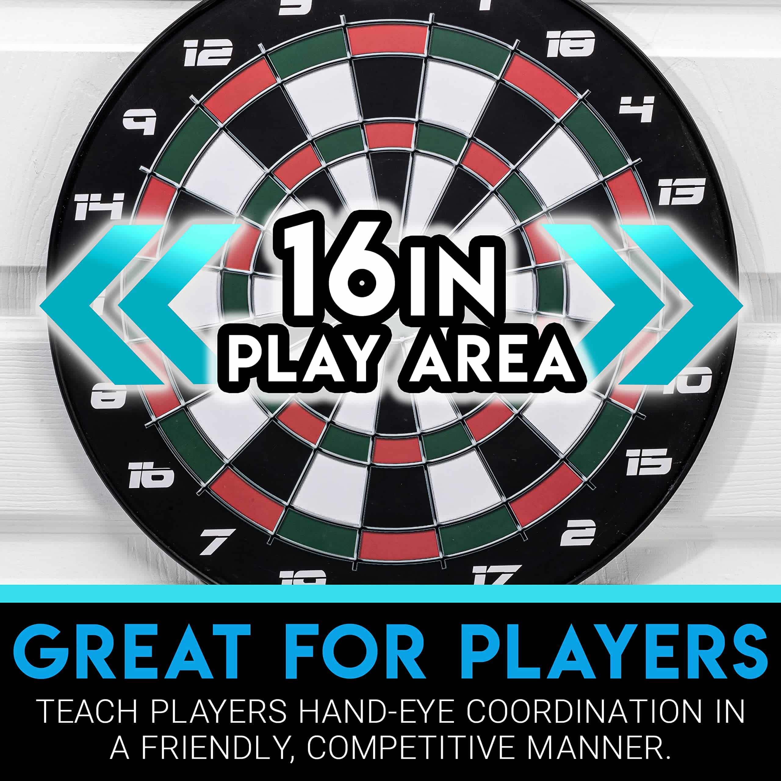 Set de tablero de dardos magnético Franklin Sports - - Imagen 6