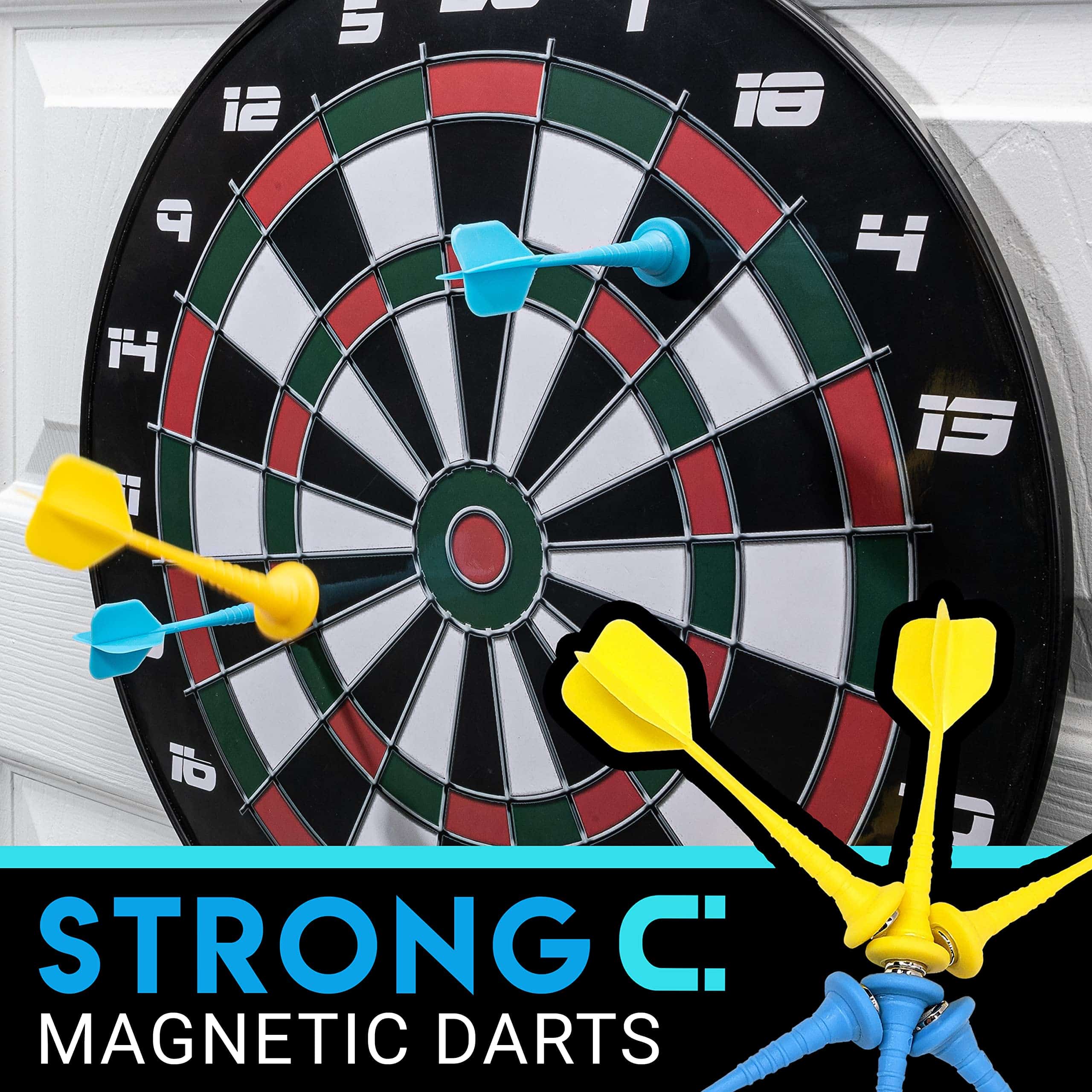 Set de tablero de dardos magnético Franklin Sports - - Imagen 7