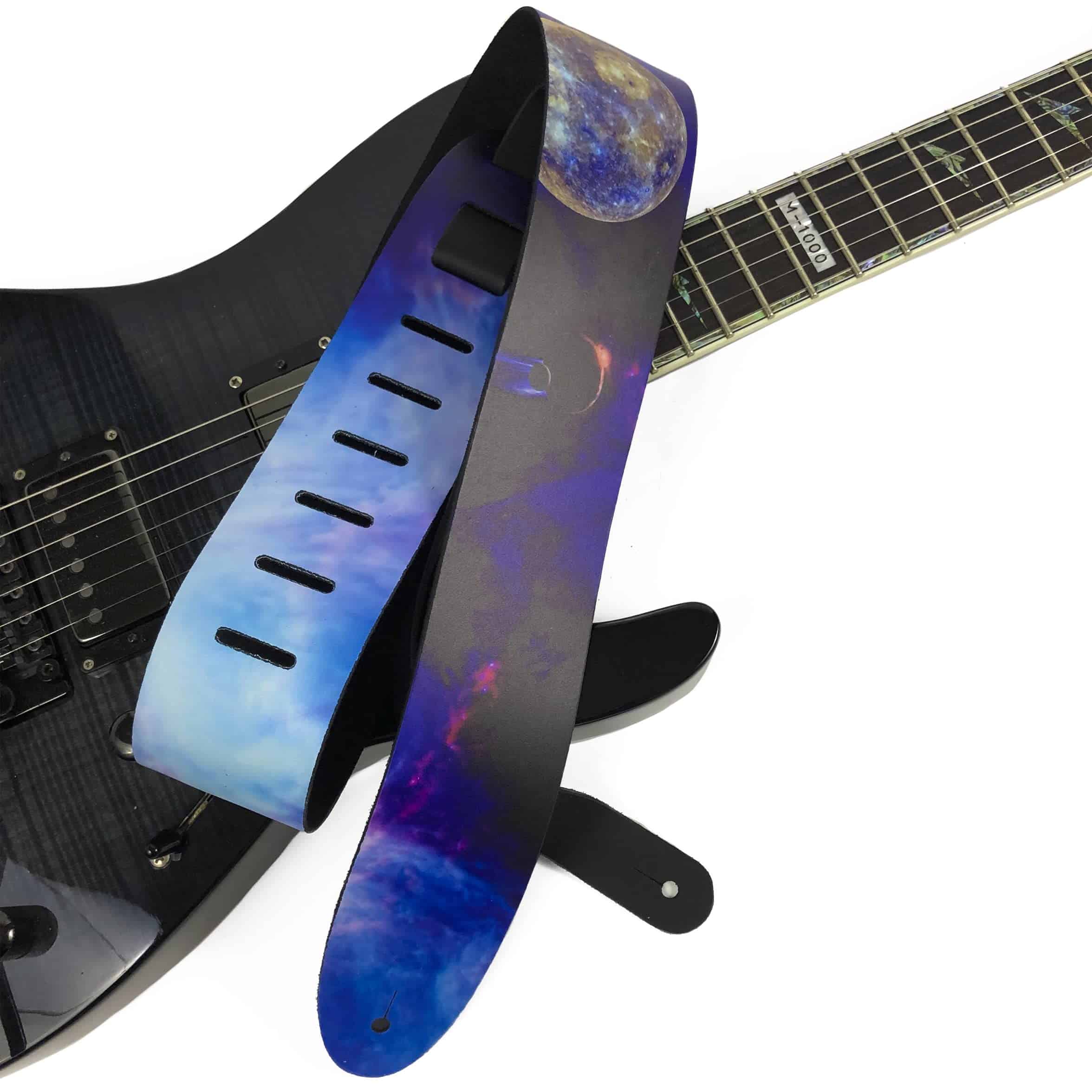 Correa de guitarra de cuero oficial con licencia de la NASA - Imagen 6
