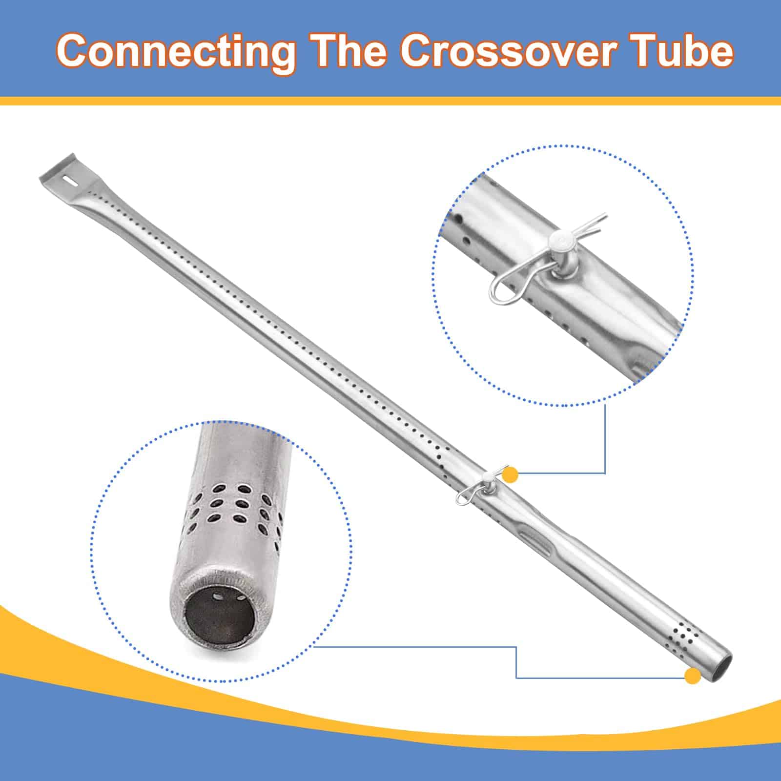 Tubo Quemador para Parrilla Charbroil 463347518 463243518 - Imagen 6