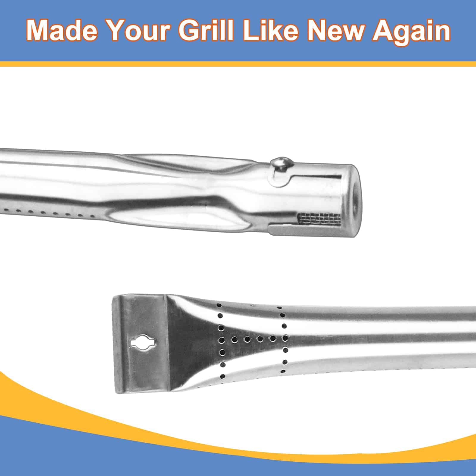 Paquete de 6 quemadores de acero inoxidable de 15" x 1" - Imagen 8