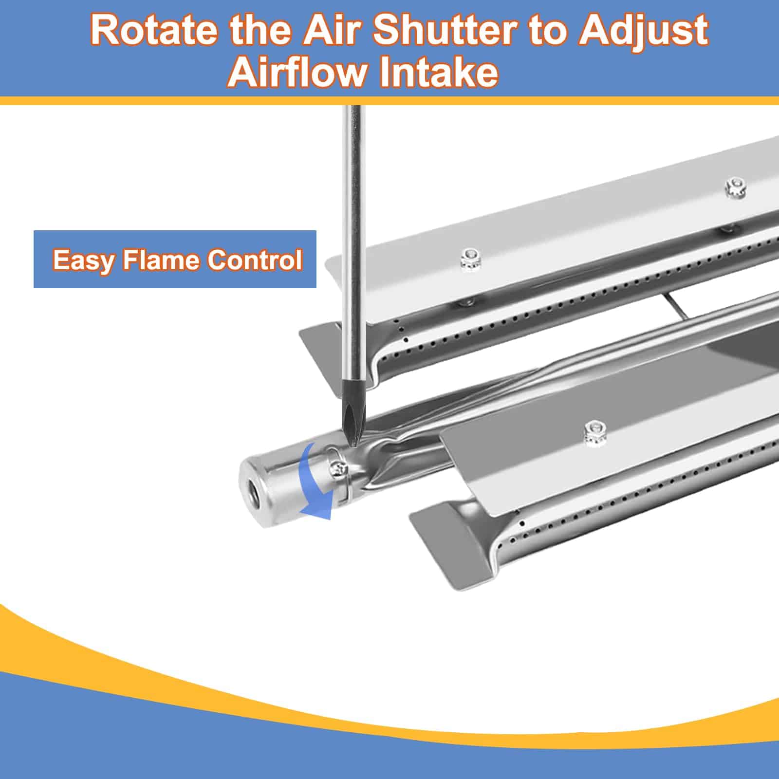 Tubo Quemador de Parrilla de Gas de Acero Inoxidable - Imagen 7