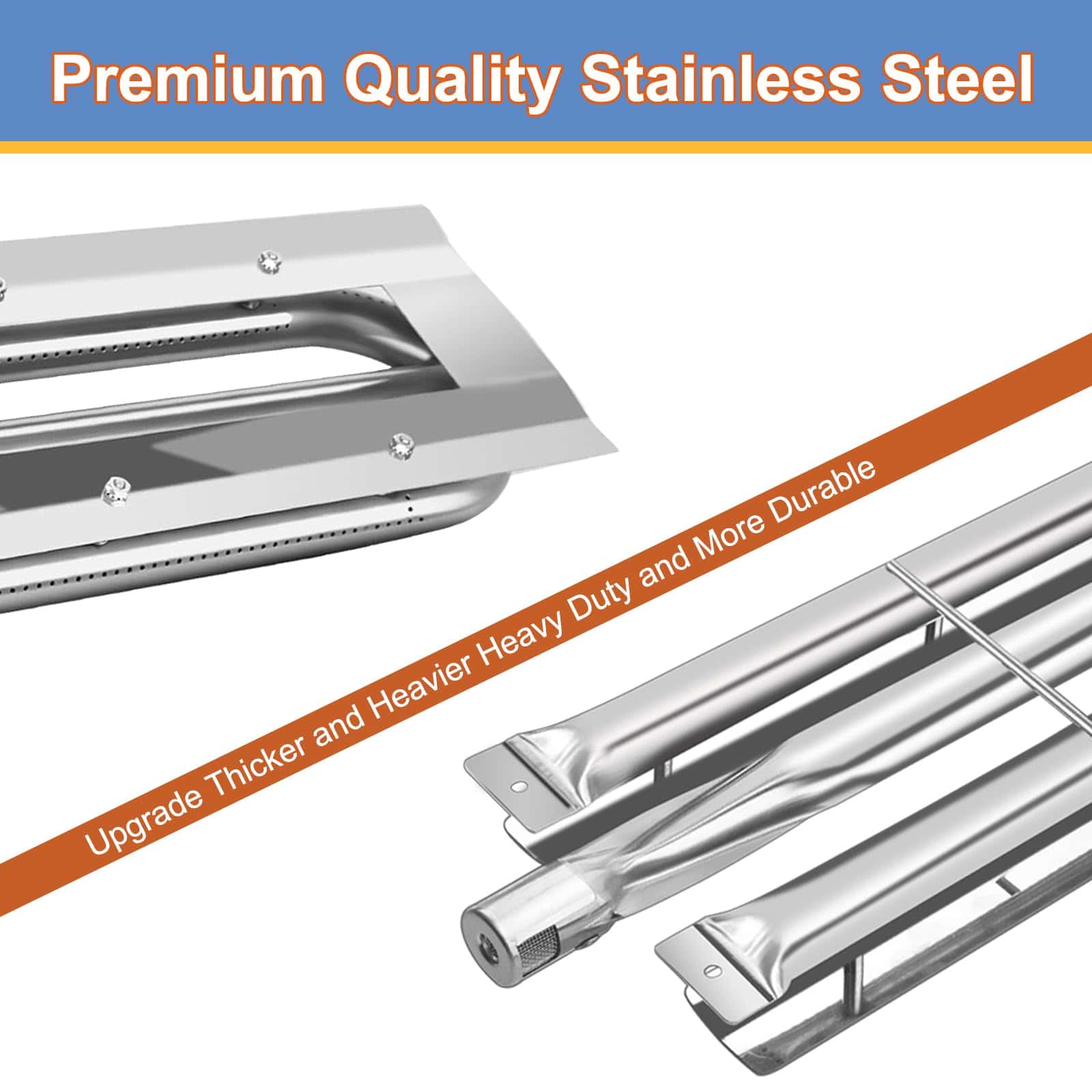 Tubo Quemador de Parrilla de Gas de Acero Inoxidable - Imagen 5