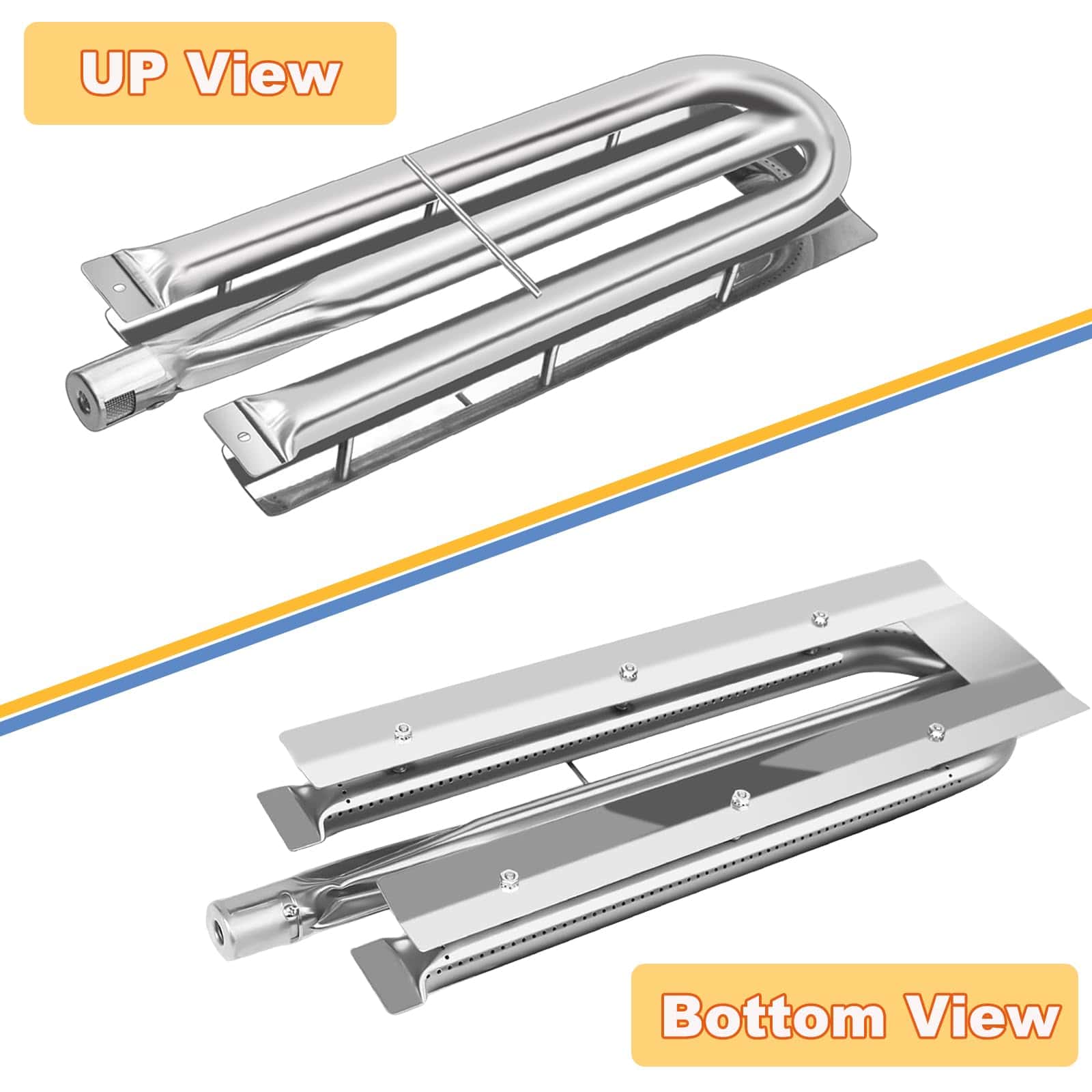 Tubo Quemador de Parrilla de Gas de Acero Inoxidable - Imagen 6