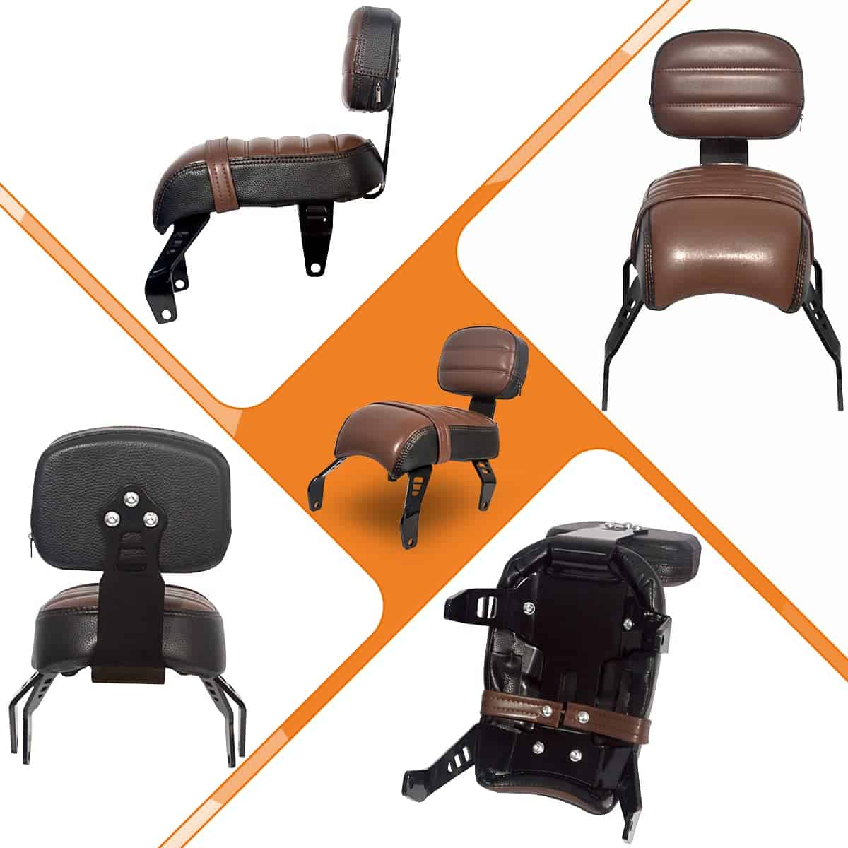 Asiento del pasajero con respaldo FOVPLUE para Indian Scout - Imagen 7