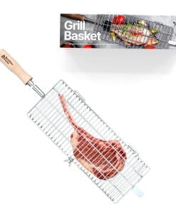 Cesta de parrilla de acero inoxidable Brazilian Flame para