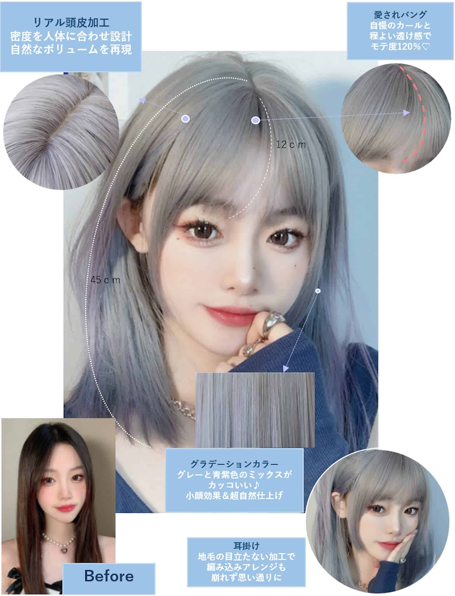 Peluca MGRANDE de la línea premium - El estilista activo - Imagen 4