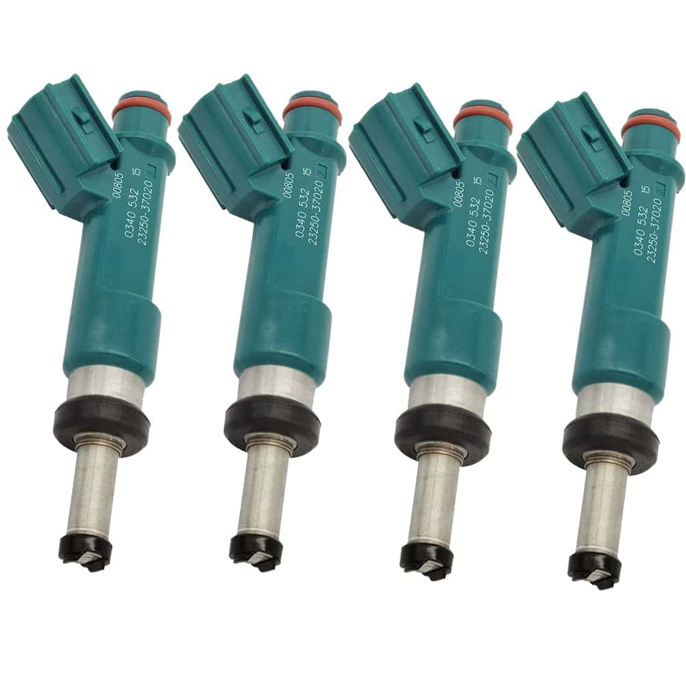 Inyectores de Combustible Amrxuts 23250-37020 4pcs para