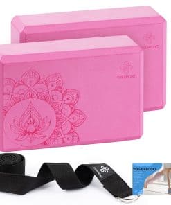 Bloque de Yoga Overmont 2 Pack de Apoyo EVA Foam Libre de