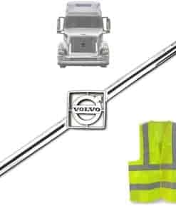 Emblema frontal resistente de parrilla cromada de