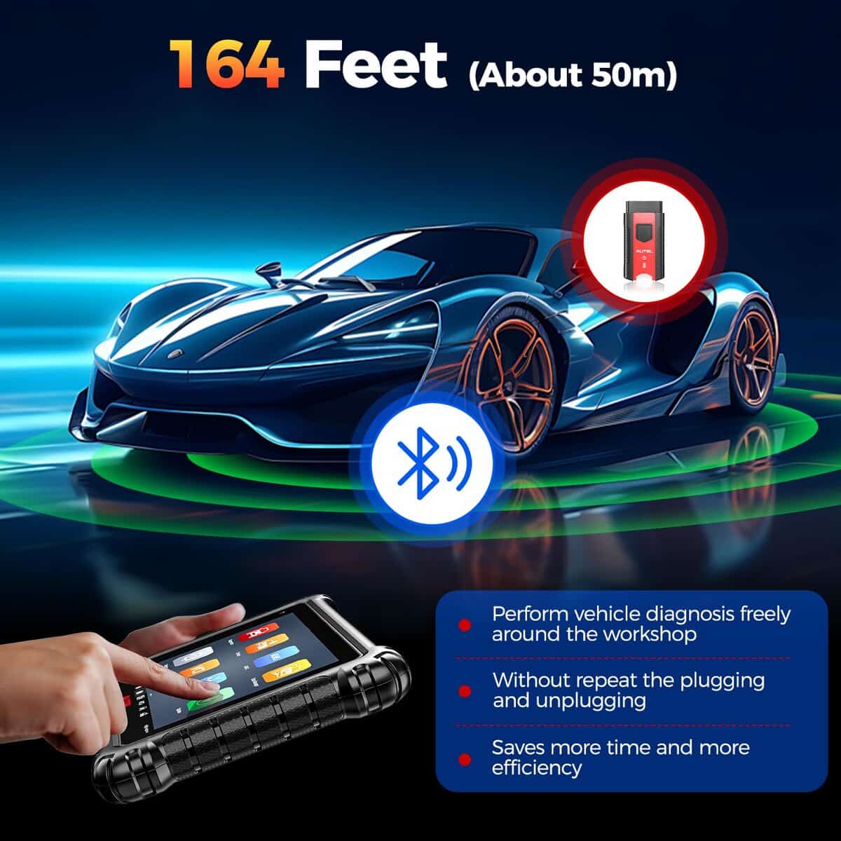 Autel MaxiVCI V200 VCI200 Wireless Dongle, Adaptador de - Imagen 6