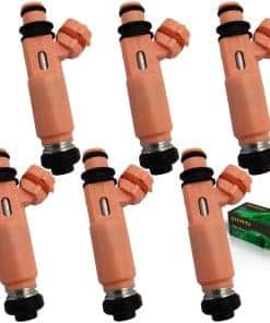 DAVRPES 6Pcs 23250-20030 Inyector de Combustible de 12