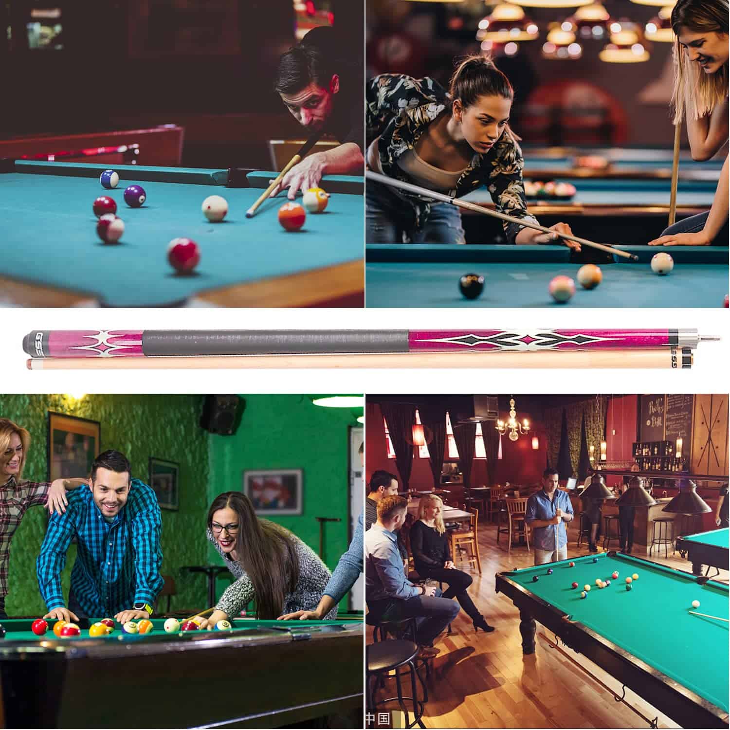 Palos de Billar de 2 piezas de Arce Canadiense de 58" de - Imagen 9