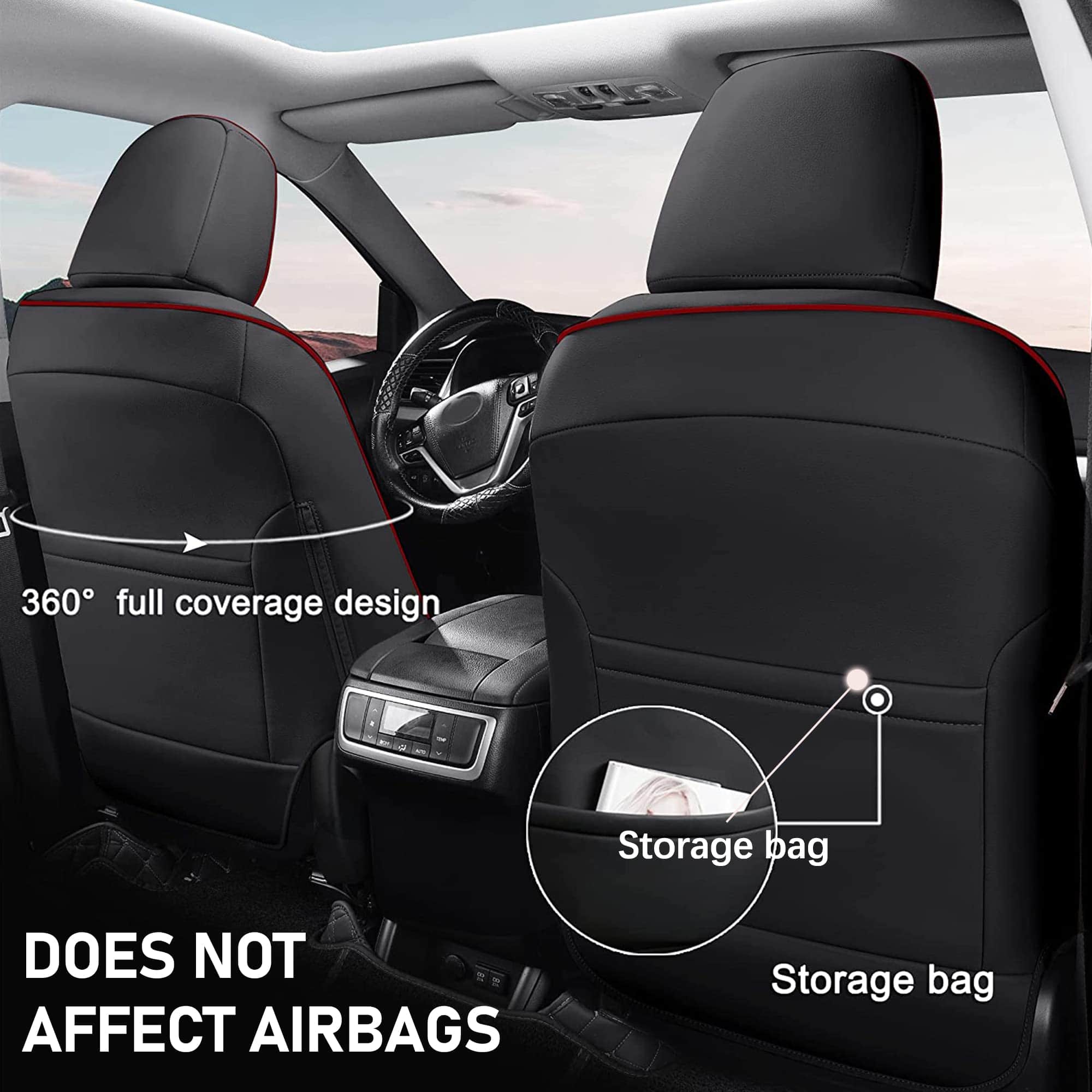 Fundas de Asiento de Coche Personalizadas GIANT PANDA - Imagen 4