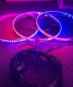 15.5�� Aro de luz de rueda de color Flow Led que persigue