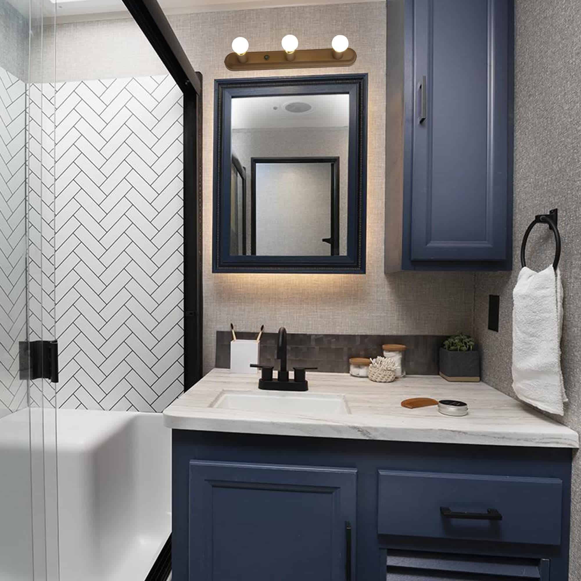 Maichis 15'' Lámpara de pared para RV con 3 bombillas LED - Imagen 7