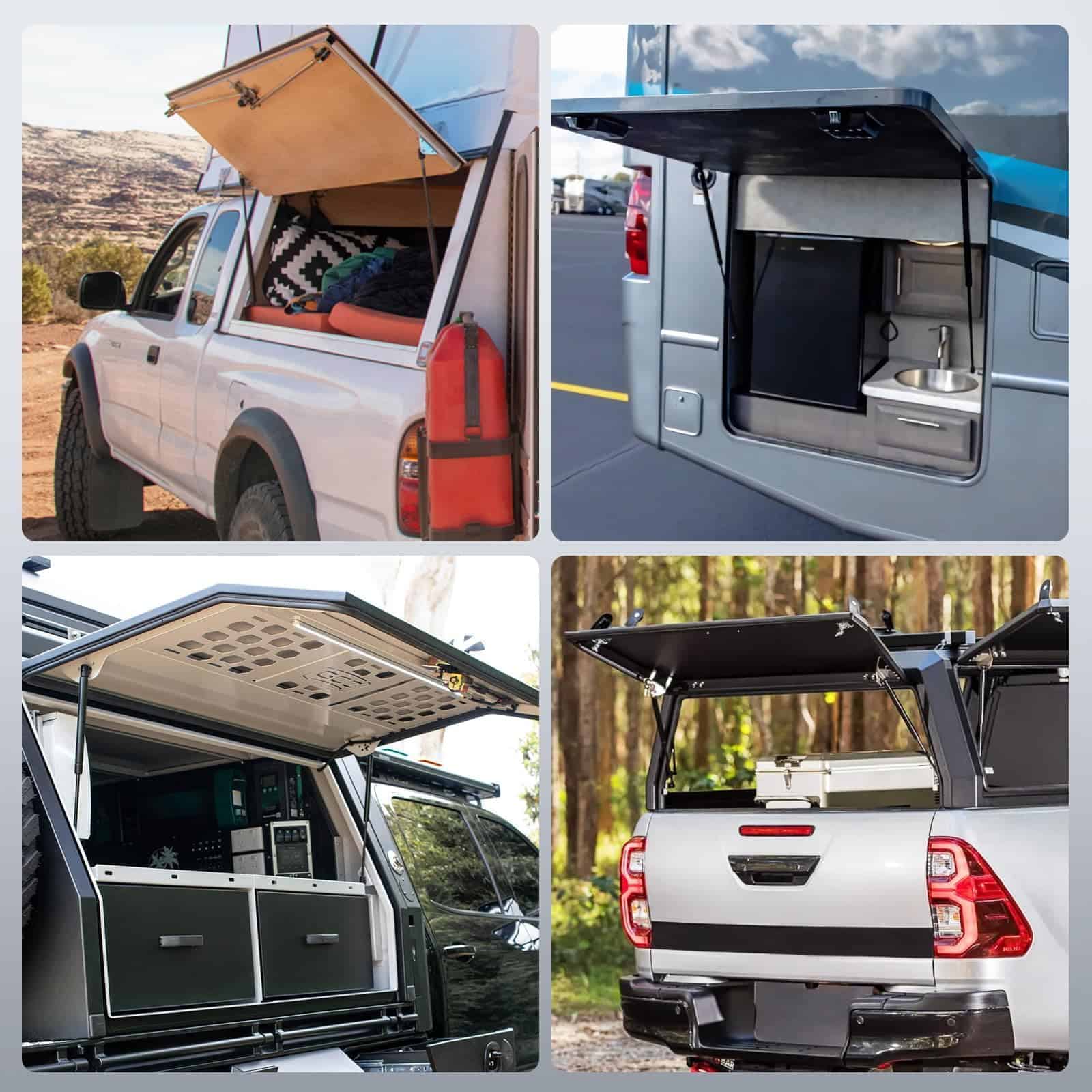 Vepagoo SE180P45 18 pulgadas 45 lb / 200N Gas Strut Shock - Imagen 9