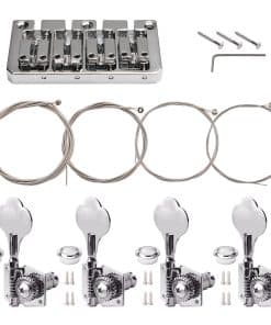 Puente de Guitarra Bajo de 4 Cuerdas Unxuey 93 x 45 mm