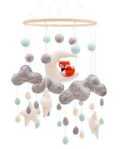 Móvil para Cuna de Bebé GLACIART ONE Woodland | Móvil