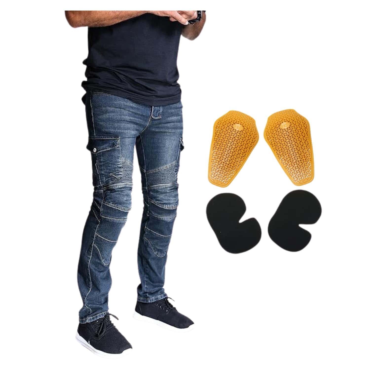 Pantalones de moto protector NBT Clothing - Armadura