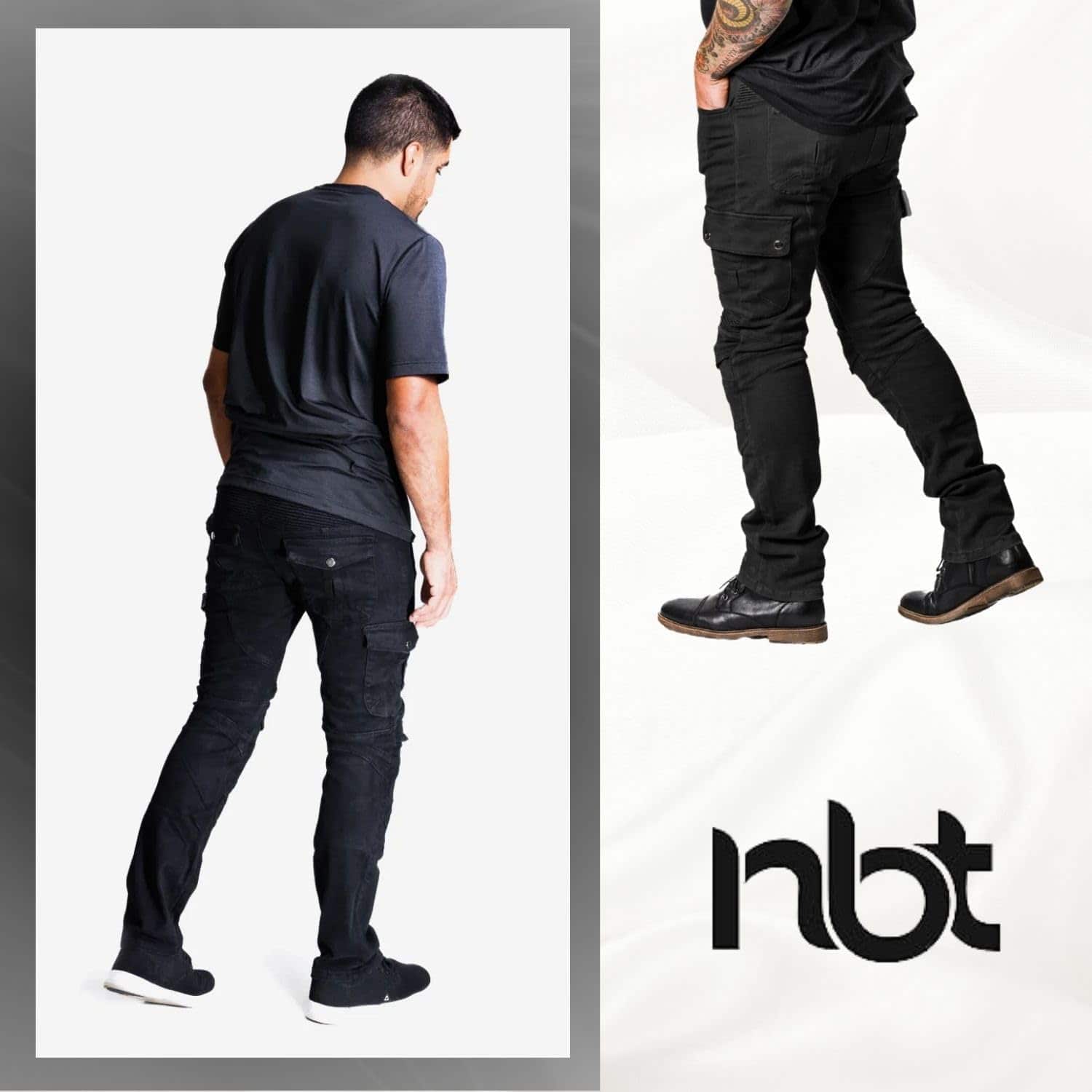 Pantalones de Moto Protectores NBT Clothing - Armadura CE - Imagen 9