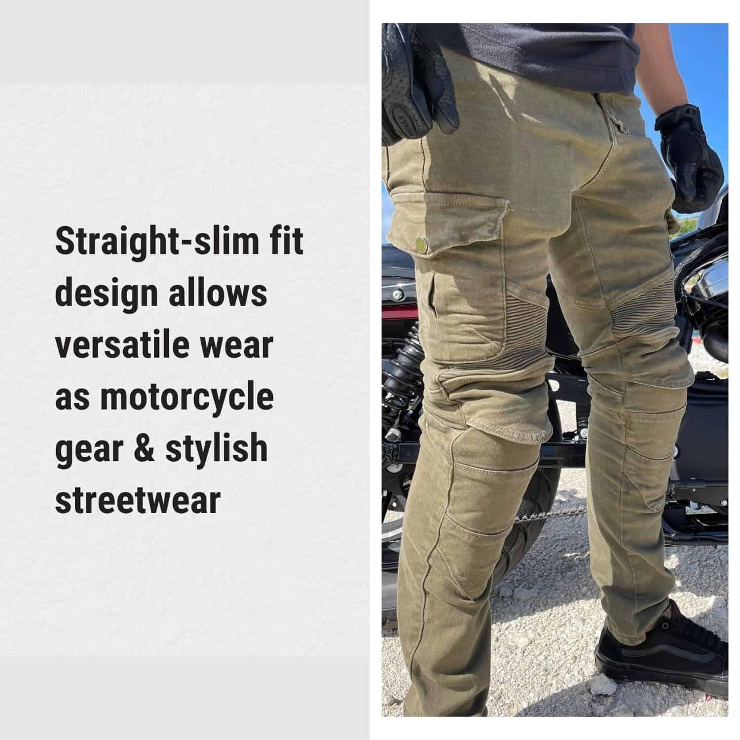 Pantalones Protector Moto NBT Clothing - Armadura CE - Imagen 4