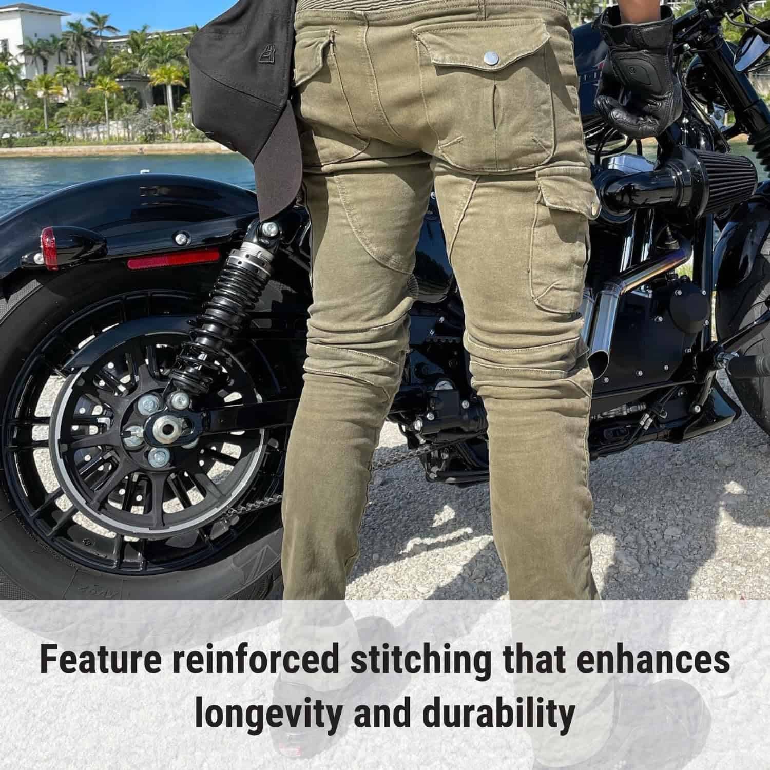 Pantalones Protector Moto NBT Clothing - Armadura CE - Imagen 6