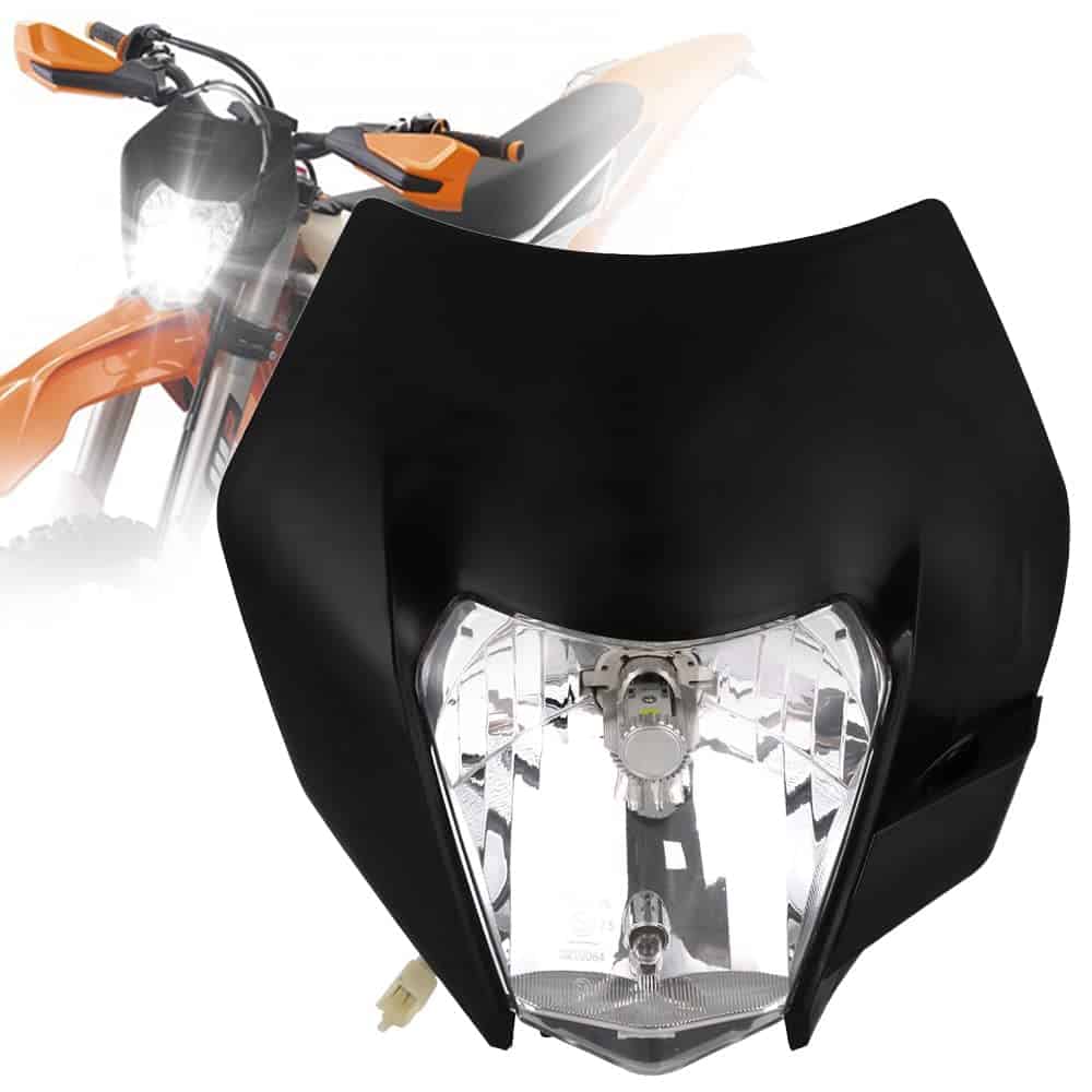 AnXin Faro de Motocicleta para Motocross, Faro Universal