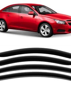 Voron Glass Deflectores de Lluvia Duraderos -Negro