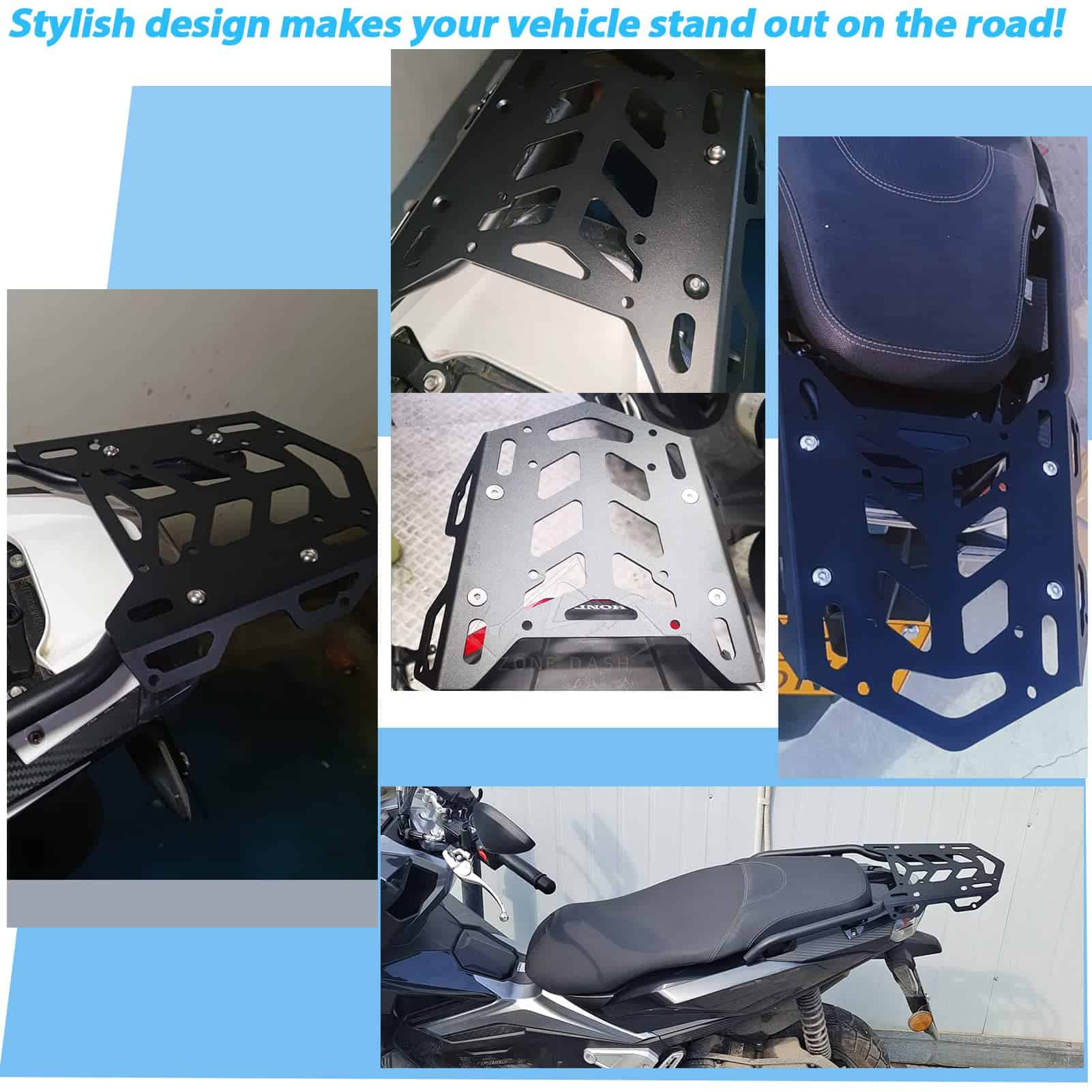 Bandeja de Equipaje Trasera para Motocicleta TAZGANTAX en - Imagen 6