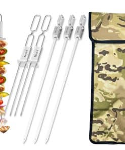 Brochetas de Parrilla Encoli Kabob - Palillos de Kebab de