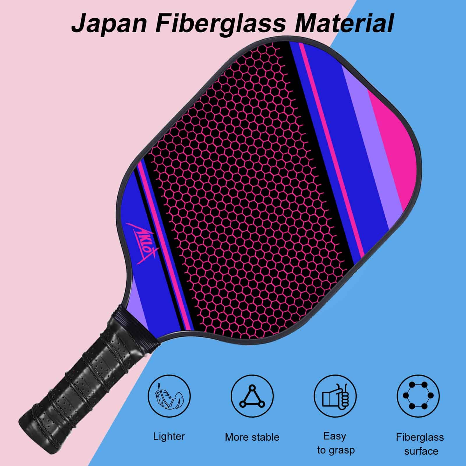 Set de Palas de Pickleball AKLOT, 2 Piezas Raquetas de - Imagen 9