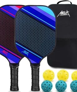 Set de Palas de Pickleball AKLOT, 2 Piezas Raquetas de