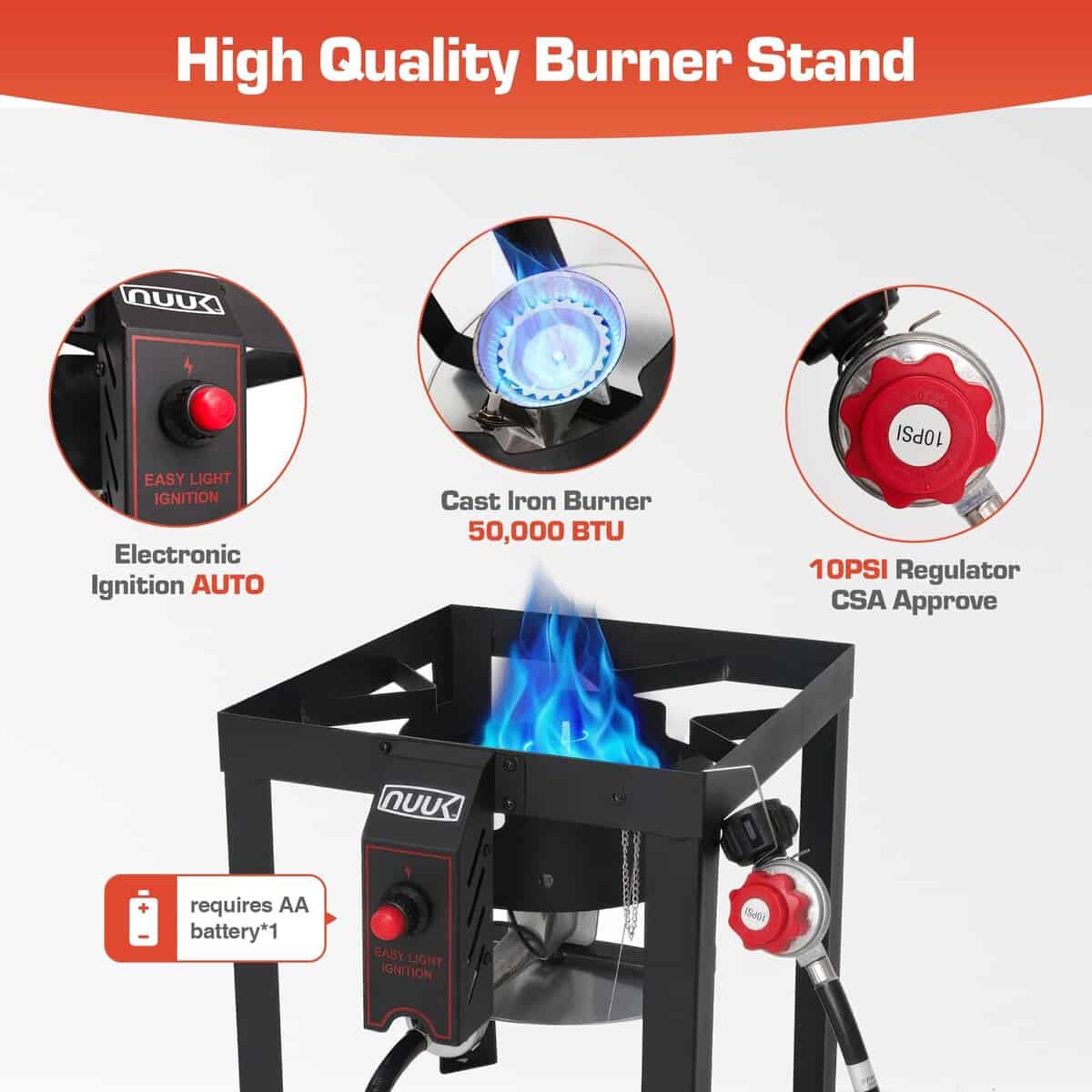 Combo Eléctrico de Freidora de Pavo NUUK 30QT y Freidora de - Imagen 6