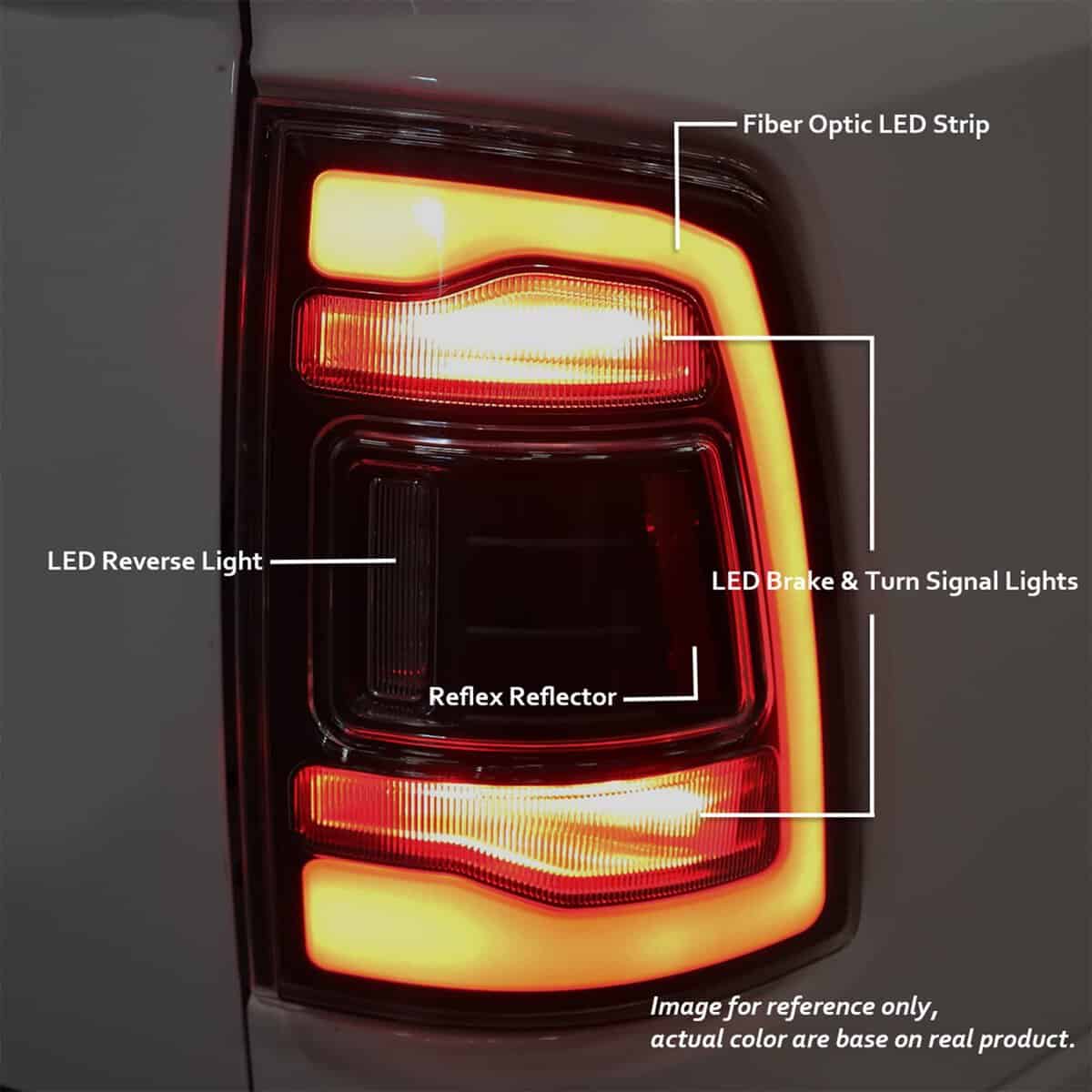 WANGDUOYU Ensamblaje de luces traseras LED Barra de luz - Imagen 8