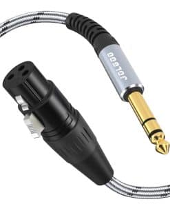 Cable de Interconexión Balanceado XLR Hembra a 1/4 Pulgadas