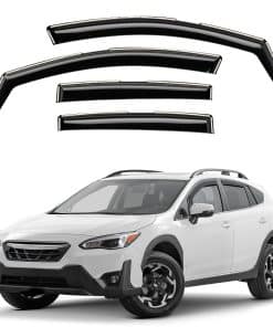 Deflectores de Ventana con Tinte Ahumado -Negro