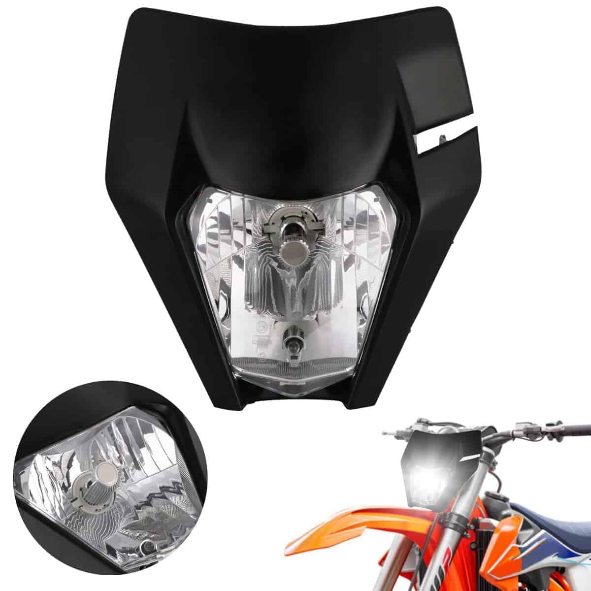 AnXin Faro LED para Motocicleta, Kit de Luz Delantera