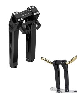 POWER JAMES Kit de Elevadores de Manillar Negro de 10.0" de