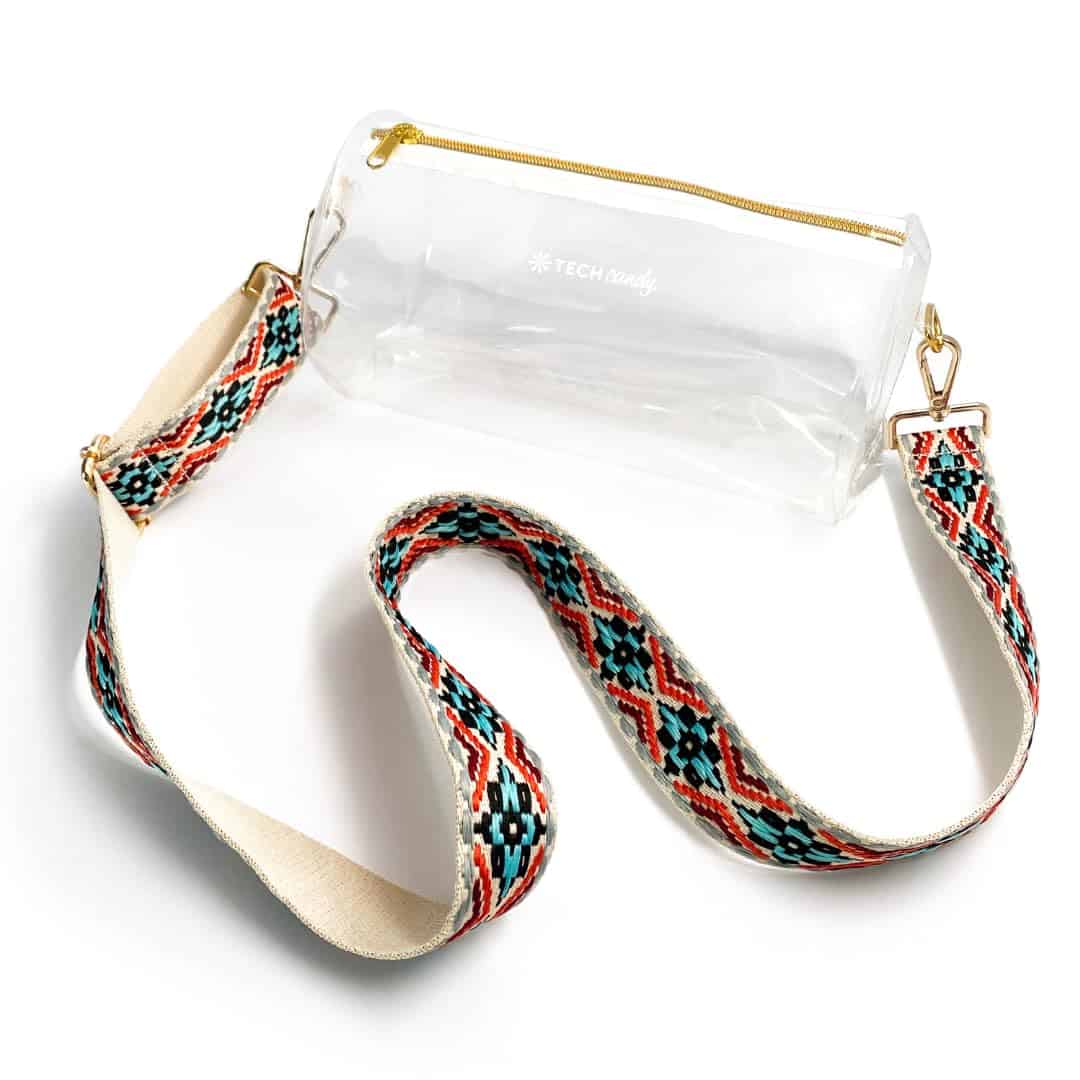 Bolso de estadio transparente Tech Candy In the Clear con