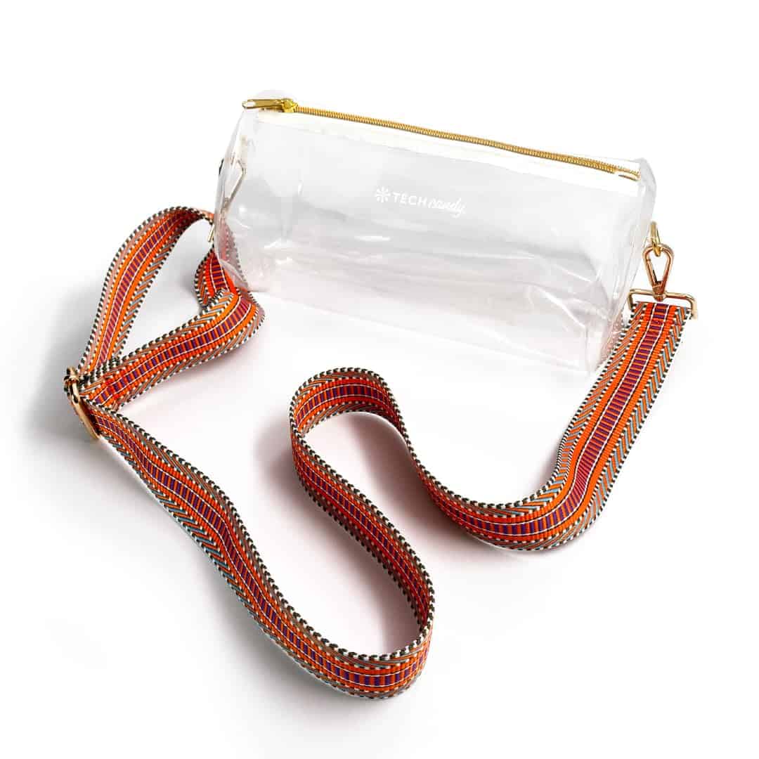 Bolso transparente Tech Candy In the Clear con correa de