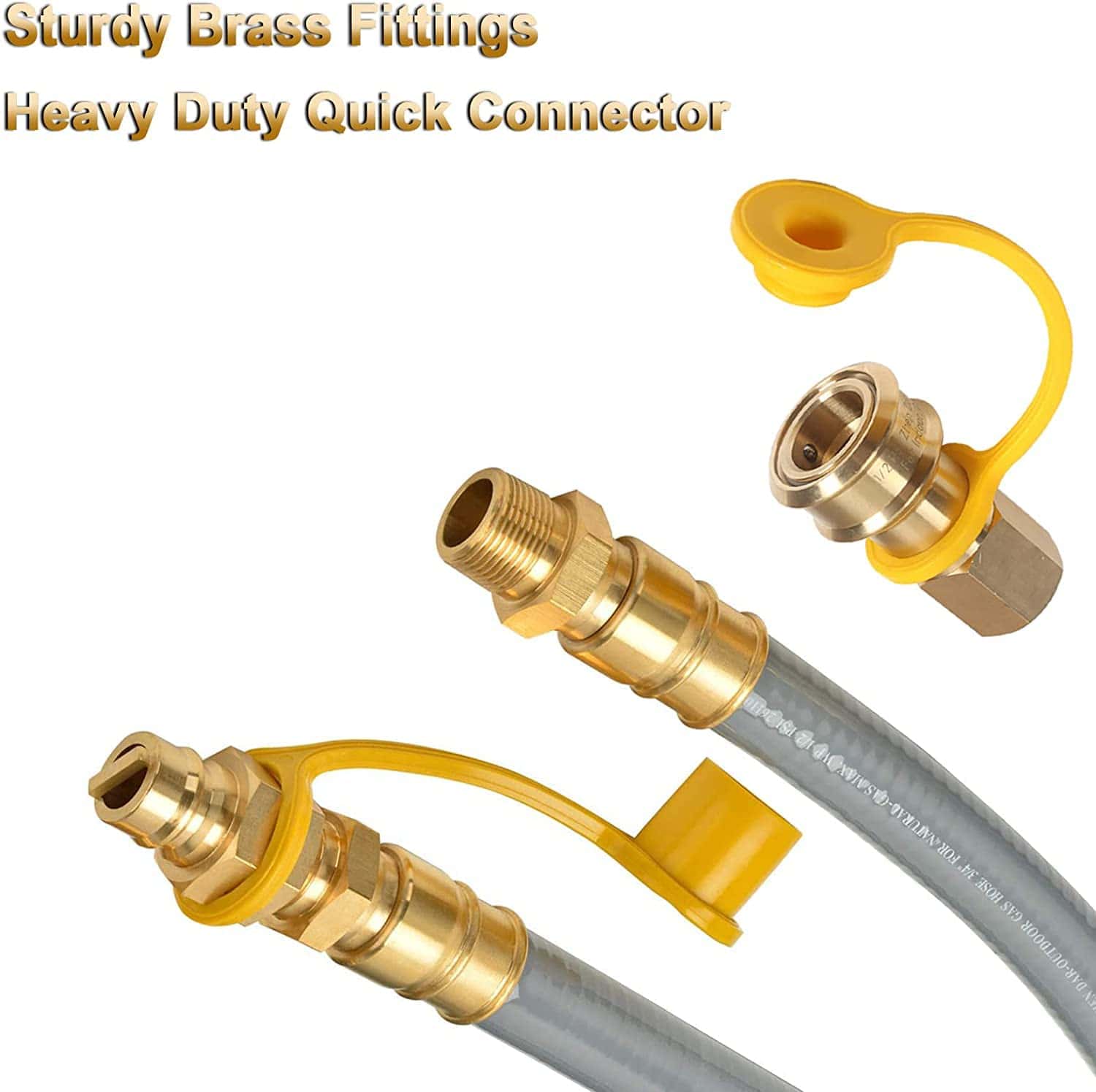 Manguera de Gas Natural de 24FT 3/4", Kit de Conversión de - Imagen 7